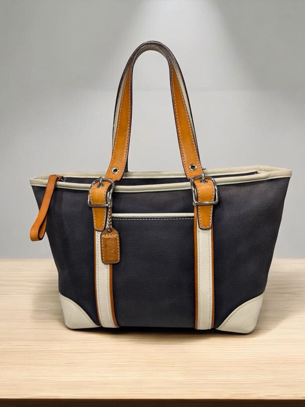 Vintage Coach 7741 Hamptons Mini Market Tote Bag